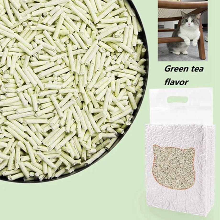 Image showcasing Factory Cat Litter Tofu Plant Degradable Cat Litter Milk Scent 6l Eco ...