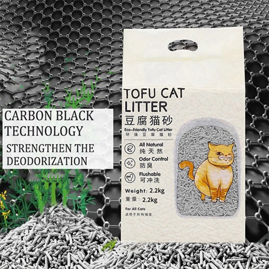 Factory Cat Litter Tofu Plant Degradable Cat Litter Milk Scent 6l Eco ... - Natural Tofu Cat Litter Vs Recycled Non Toxic Pellet Litter