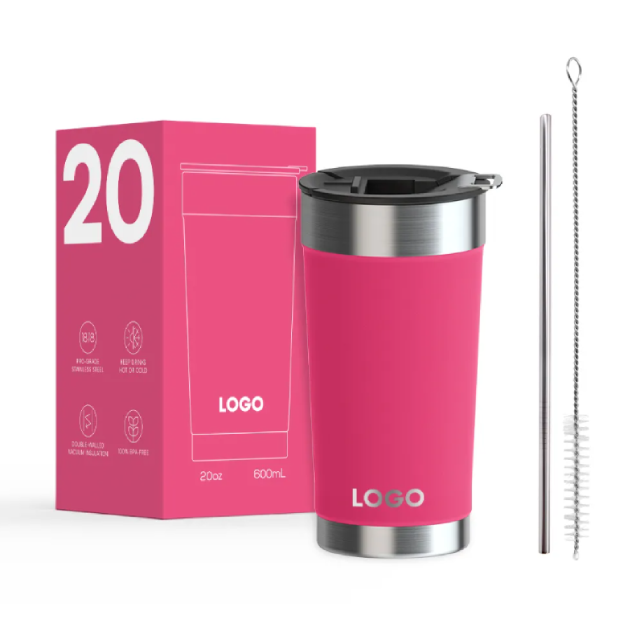 Buy Wholesale China Custom Stainless Steel Tumbler 16oz 20oz Beer Mug ...