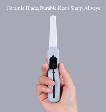 Buy Wholesale China Ceramic Box Cutter Retractable Sawtooth Blade