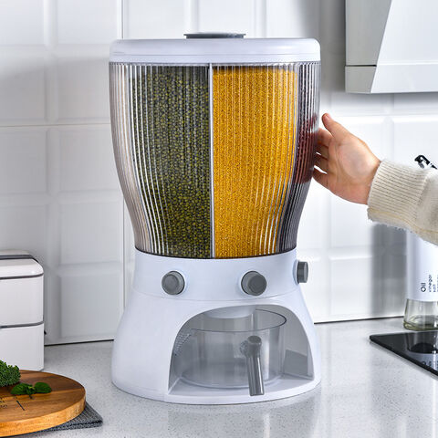 Distributeur De Riz Pratique - Conteneur Hermétique 5kg Pour Riz Et Céréales - Organisation Cuisine