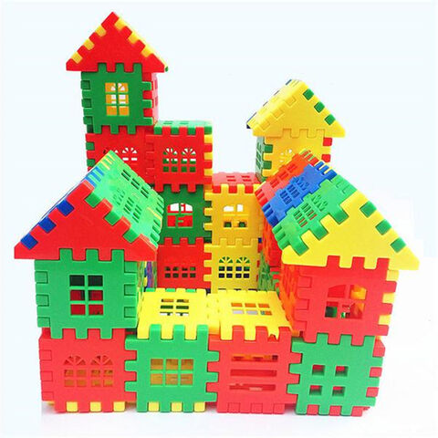Blok bangunan mainan anak-anak pengembangan perakitan rumah blok bangunan mainan