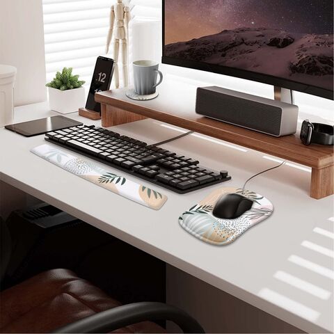 Hersteller Großhandel Mauspad Komfortable ergonomische weiche Memory Foam Tastatur Handgelenkstütze