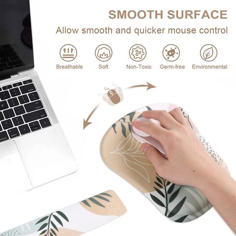 Hersteller Großhandel Mauspad Komfortable ergonomische weiche Memory Foam Tastatur Handgelenkstütze