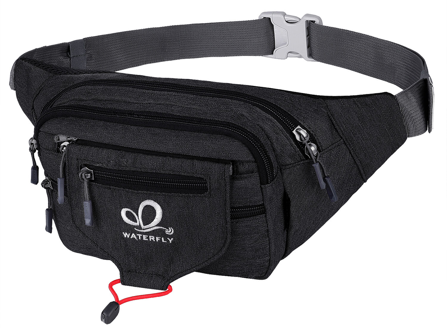 Riñonera Impermeable Para Correr, Senderismo Y Viajes – Con Bolsillos Con Cremallera Y Conector Para Auriculares | Ligera Y Ajustable