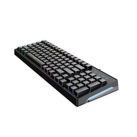 Clavier De Jeu, Rétroéclairage LED RGB, Touches Multimédias, Sensation  Mécanique, 96 Touches Compactes Étanches, Clavier À Membrane USB Silencieux