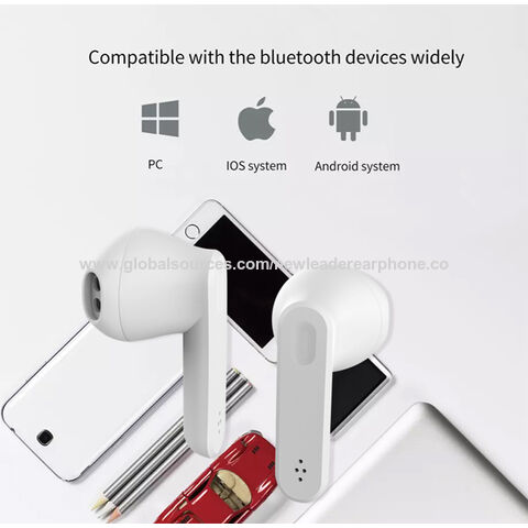 Auriculares Bluetooth IPX5 a prueba de agua, auriculares inalámbricos verdaderos, con estuche de carga tipo C y micrófono