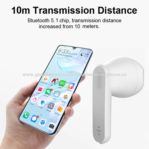 Auriculares Bluetooth IPX5 a prueba de agua, auriculares inalámbricos verdaderos, con estuche de carga tipo C y micrófono
