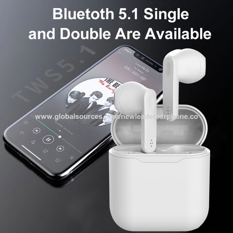 Auriculares Bluetooth IPX5 a prueba de agua, auriculares inalámbricos verdaderos, con estuche de carga tipo C y micrófono