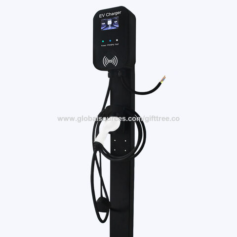 Fabricant Certifié de Bornes de Recharge EV avec Wifi, Bluetooth et APP, Wallbox 32 Ampères, Chargeur de Véhicule Électrique Type 2 AC pour Maison avec Prise