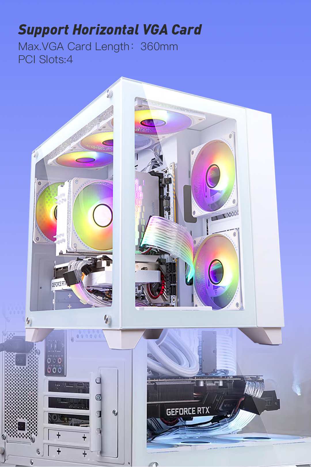 Factory Oem Gaming Pc Case With Infinity Tempered Glass And Usb 3.0 X 1 ...