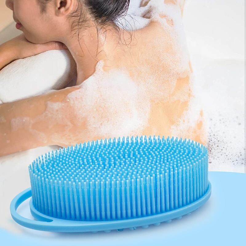 Buy Wholesale China New Product With Hook Body Ball Scrubber Silicone Body Scrubber Belt Baby ...