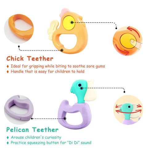Hochets pour Bébé, Jouet Musical à Saisir et à Faire Tourner, Cadeau pour Enfants