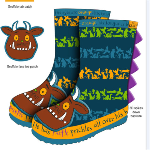 Best Design 5D Waterproof Custom Kids Rubber Rain Boots