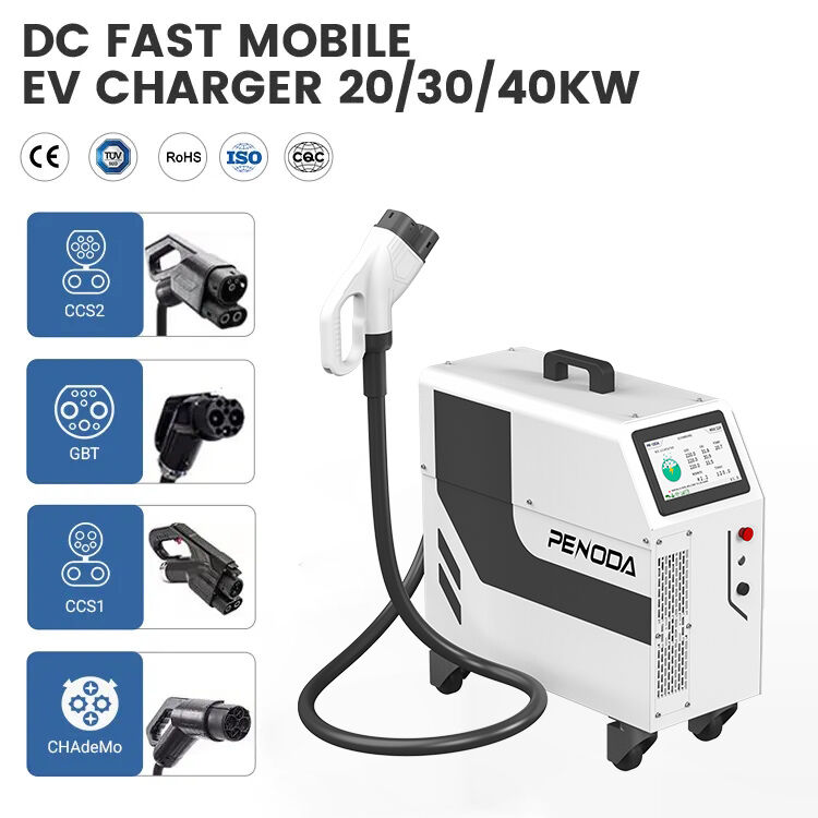 Dc Mobile Charging Station Column Electric Vehicle 30kw Dc Ev Charging ...