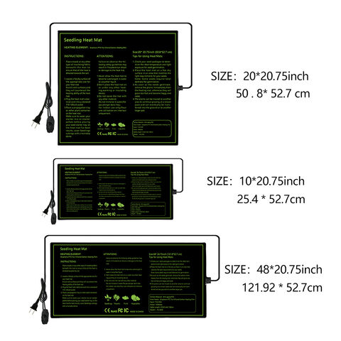 10''X20.75'' Seeding Heat Mat Digital Thermostat kits USA MSRP 49.99 USD