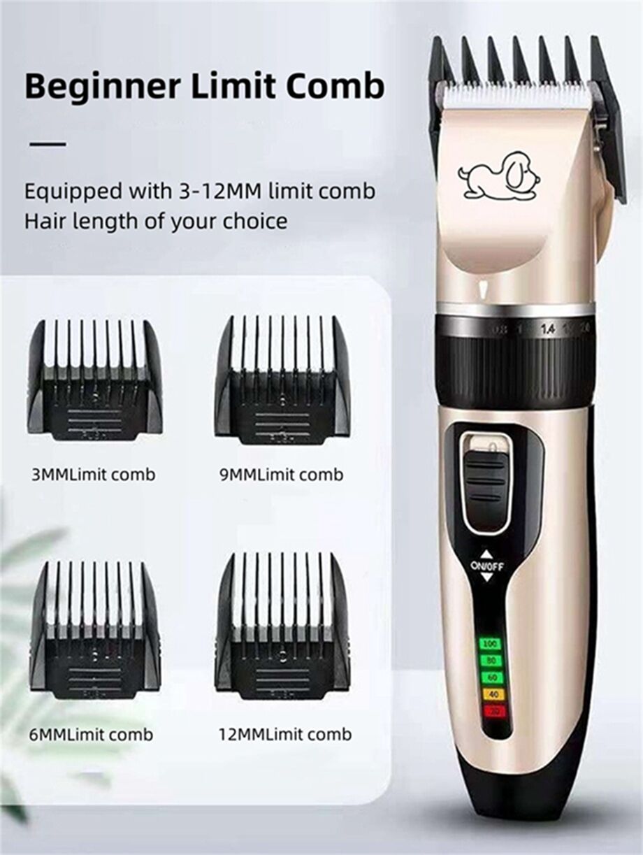 View of Multi-purpose Pet Grooming Kit Pet Hair Trimmers And Clippers Kit ...