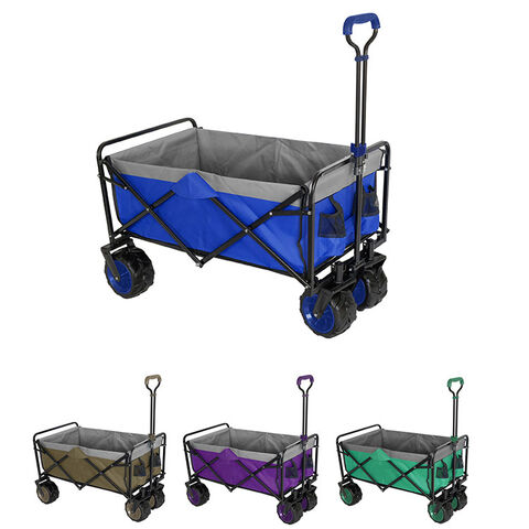 Folding Wagon, Collapsible Wagon Garden Cart Heavy Duty With All Terrain  Wheels, Large Capacity Foldable Beach Wagon $29.8 - Wholesale China Folding  Wagon at Factory Prices from Qingdao Longwin Industry Co. Ltd