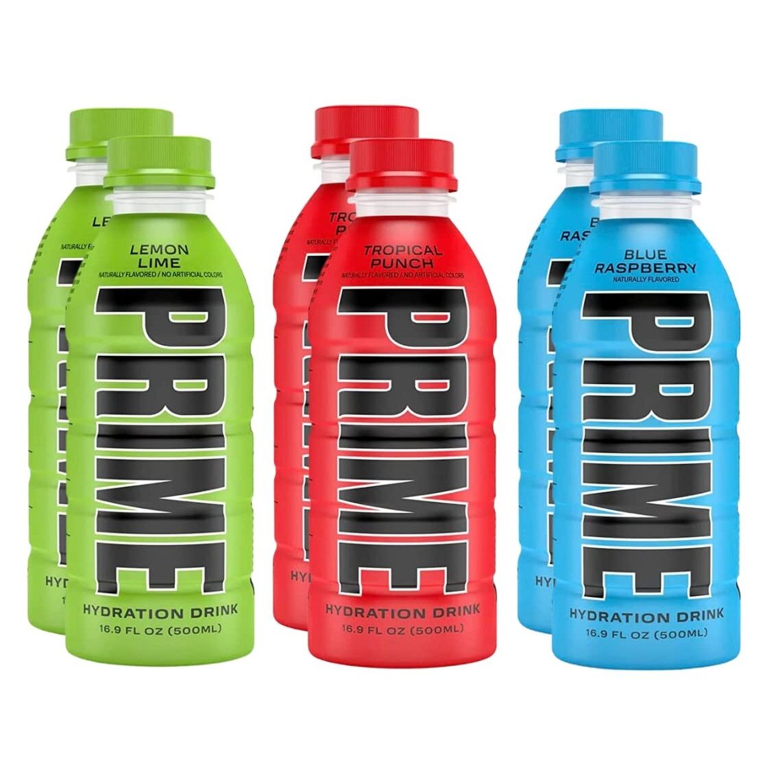 Prime Hydration Drink Energy Cans 5 Flavor Variety Pack - 200mg Zero ...