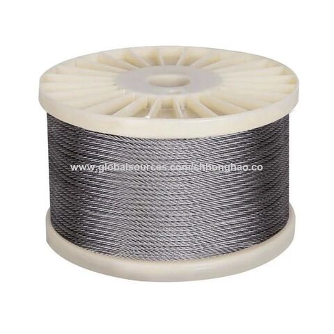 316L 1*19 0.8mm 0.8mm Fishing Cable Stainless Steel Wire Rope High