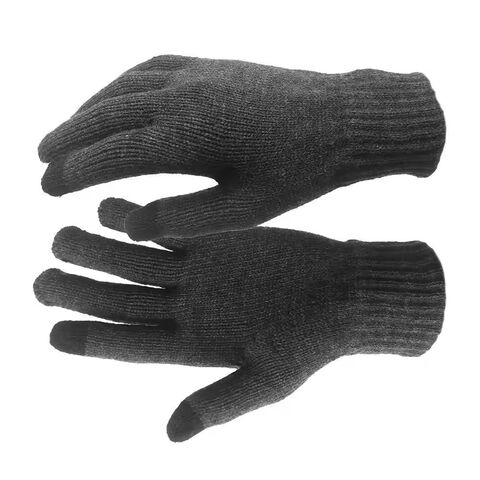 Guantes Elásticos Acrílicos Táctiles para Invierno, Guantes Cálidos de Punto para Uso Diario y Trabajo