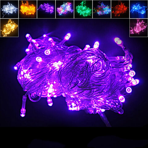 Venta Caliente 10M 100 LEDs Guirnalda de Luces con Control Remoto y Cambio de Color para Decoración Navideña Interior y Exterior - Luces de Hadas