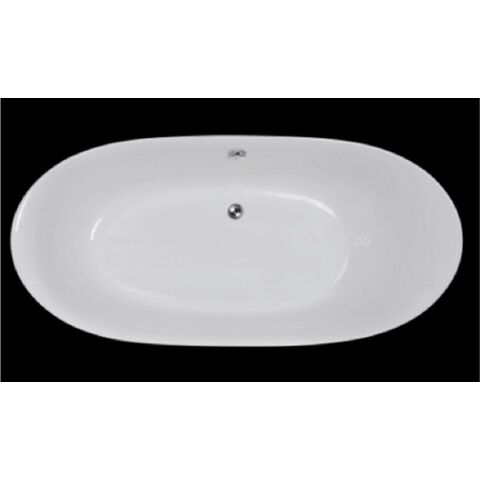 Bañera acrílica ovalada vertical independiente SH1206 de alta calidad y bajo precio para el hogar - Venta directa de fábrica