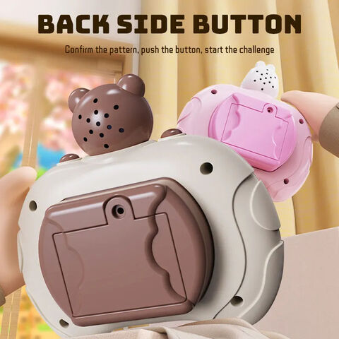 Elektronisches Quick Push Light Up Pop Puzzle Spielkonsole Handheld Konsole Press Fidget Toys Upgraded Montessori Quick Push Game