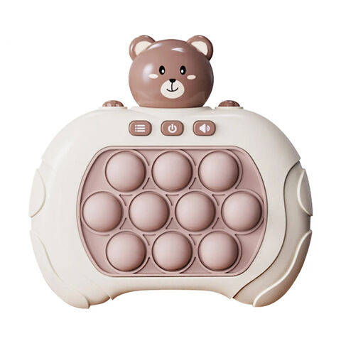 Elektronisches Quick Push Light Up Pop Puzzle Spielkonsole Handheld Konsole Press Fidget Toys Upgraded Montessori Quick Push Game