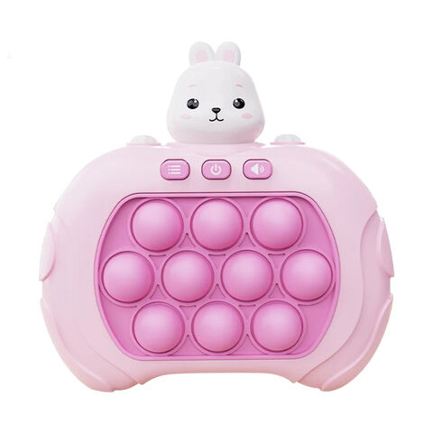 Elektronisches Quick Push Light Up Pop Puzzle Spielkonsole Handheld Konsole Press Fidget Toys Upgraded Montessori Quick Push Game