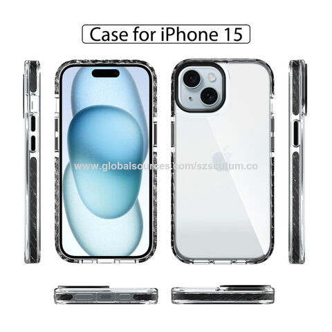 La caja de la PC de la TPE TPU de la Choque-resistencia protege por completo la caja clara del teléfono para el ODM antiarañazos del OEM de la serie iPhone / iPhone14 / iPhone15