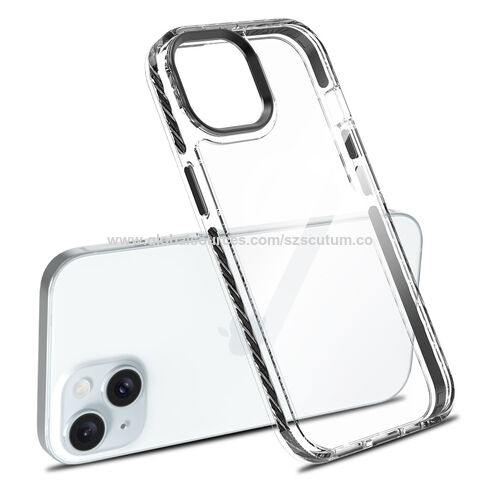 La caja de la PC de la TPE TPU de la Choque-resistencia protege por completo la caja clara del teléfono para el ODM antiarañazos del OEM de la serie iPhone / iPhone14 / iPhone15