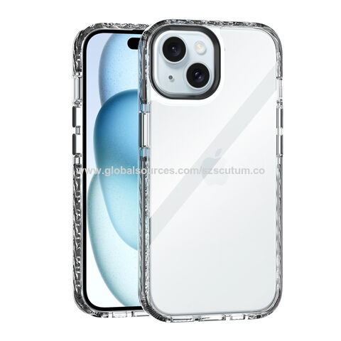 La caja de la PC de la TPE TPU de la Choque-resistencia protege por completo la caja clara del teléfono para el ODM antiarañazos del OEM de la serie iPhone / iPhone14 / iPhone15