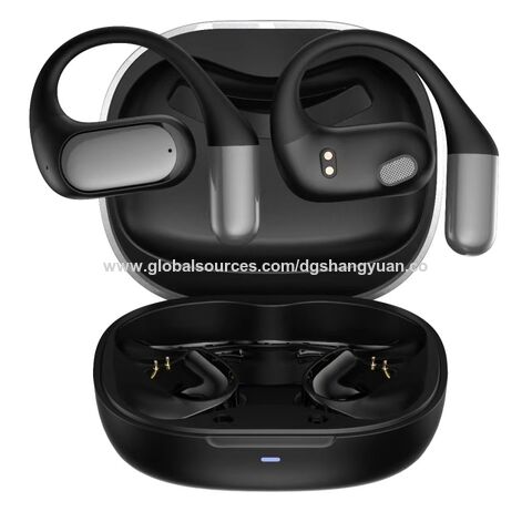 Lenovo EA305 Open Ear Headphones Bluetooth 5.4 Wireless Sports Headphones With Digital Display Charging Case 100 Hours Playtime True Earbuds With Earhooks For Running Walking Workout