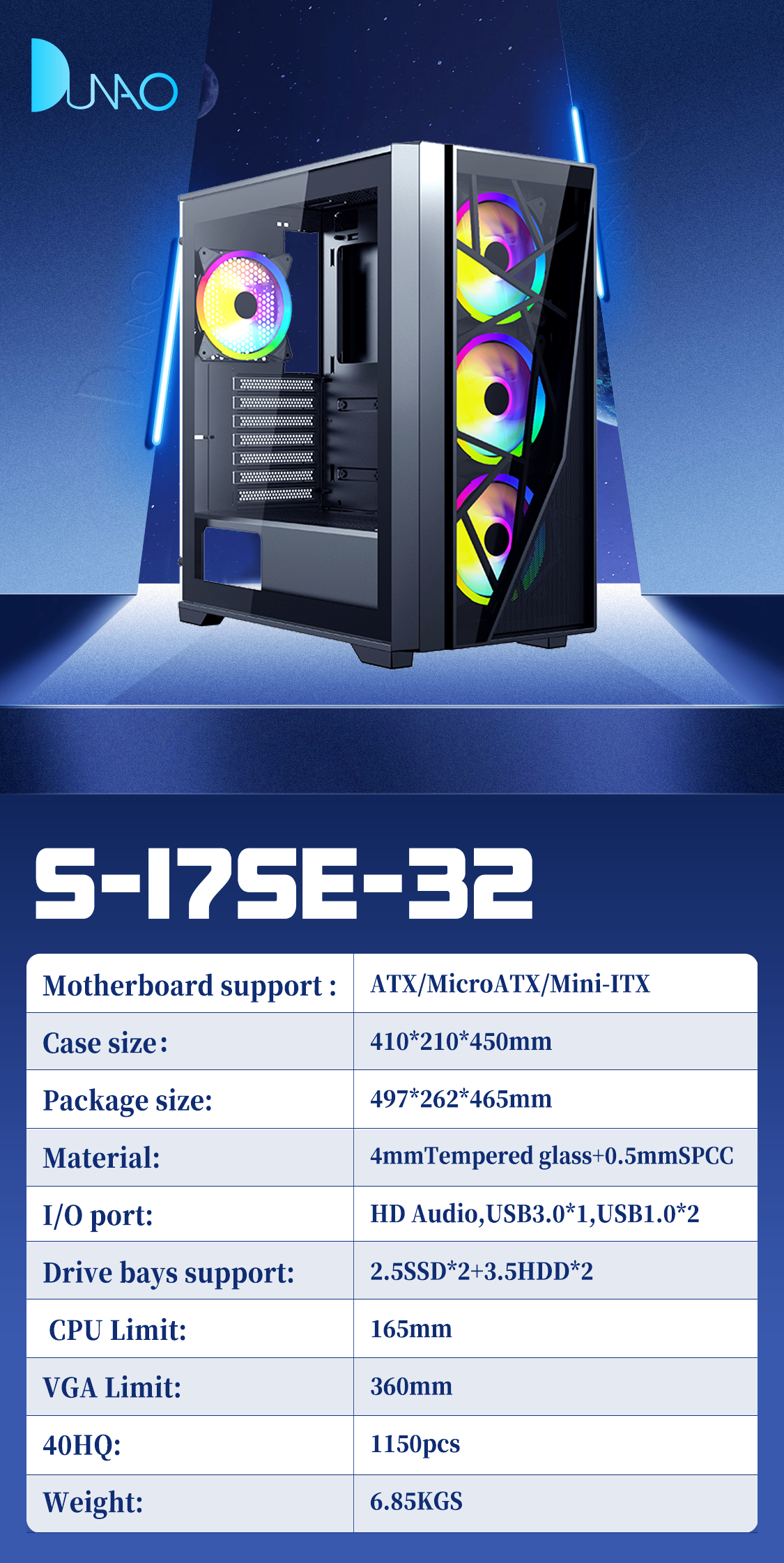 Buy China Wholesale Full Tower Independent Power Supply Compartment