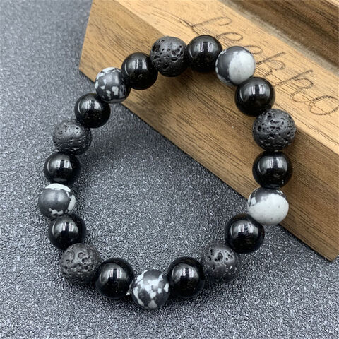 Pulseras de cuentas personalizadas al por mayor, pulseras de vidrio