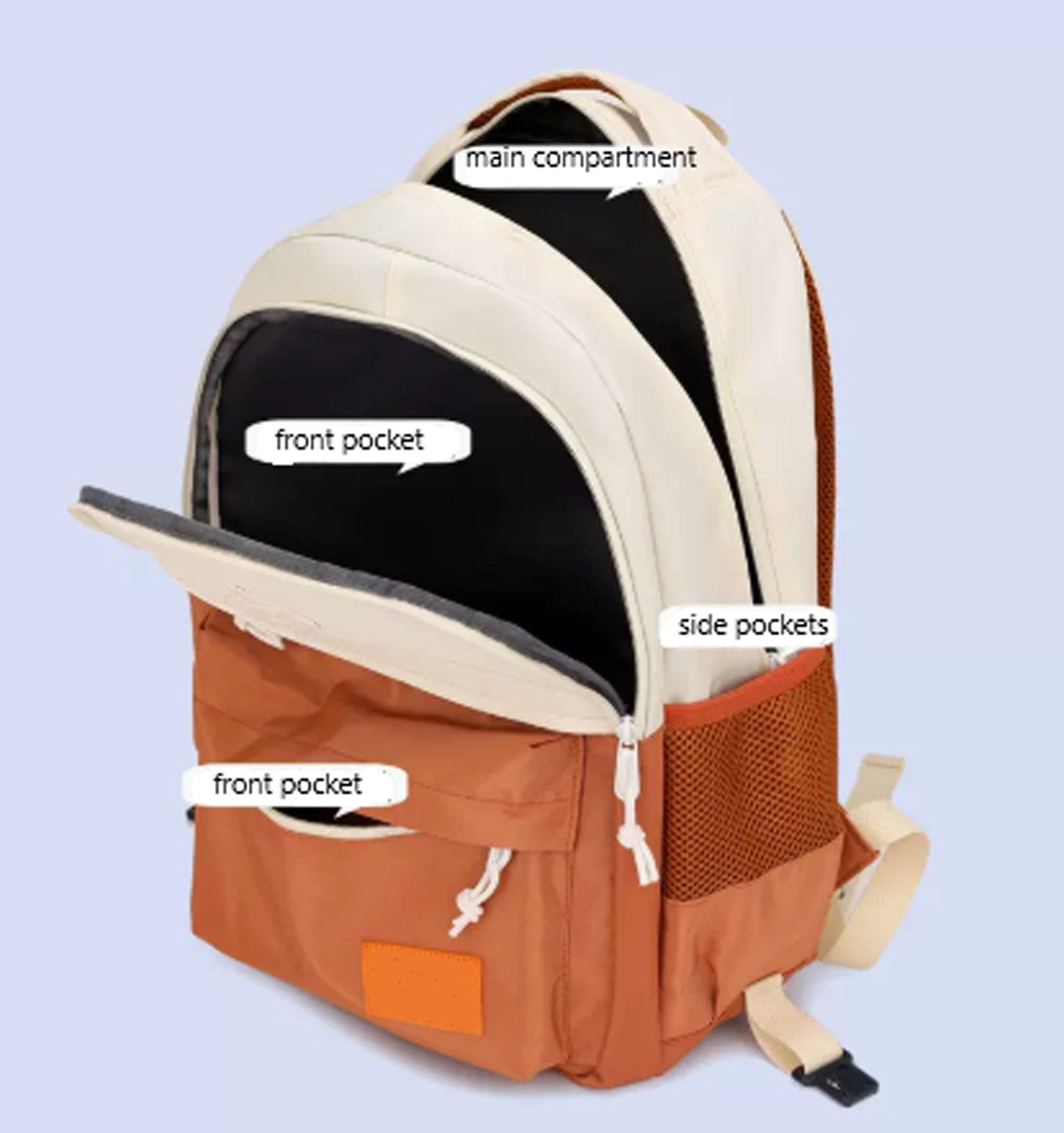 Mess Backpack Wheels Back To School 6 Wheels Trolley Backpack For Students And Youths ...