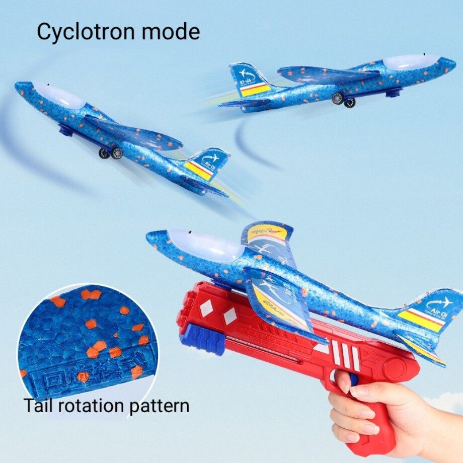 Hot Sell Outdoor Play Children Flying Foam Plane Ejection Led Foam ...