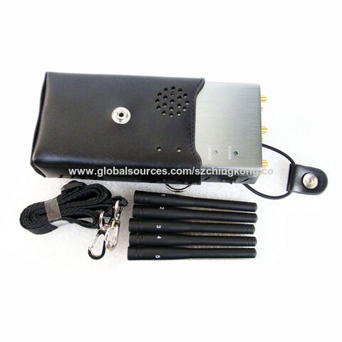 Wireless Spy Camera/Wi-Fi/Bluetooth Jammer with 5 Antenna Portable GPS GLONASS L1 L2 L3 L4 L5 Jammer