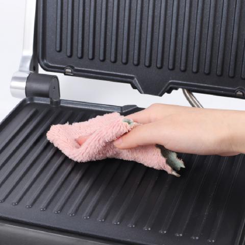 Grill à Panini en Gros, Appareil à Sandwich Gourmet avec Plaques Antiadhésives, Ouverture à 180 Degrés pour S'adapter à Tout Type ou Taille d'Aliment