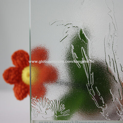 Kaca bermotif lanskap bening - Grosir