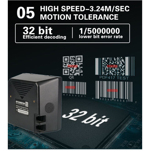 GT-9900A Automatischer professioneller OEM 1D 2D Barcode-Leser, Desktop-Barcode-Scanner mit großer Reichweite