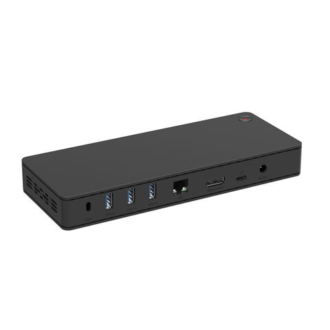 محطة إرساء Thunderbolt 3 4K مع نوع C مع مصادقة Intel الرسمية ودعم توصيل الطاقة