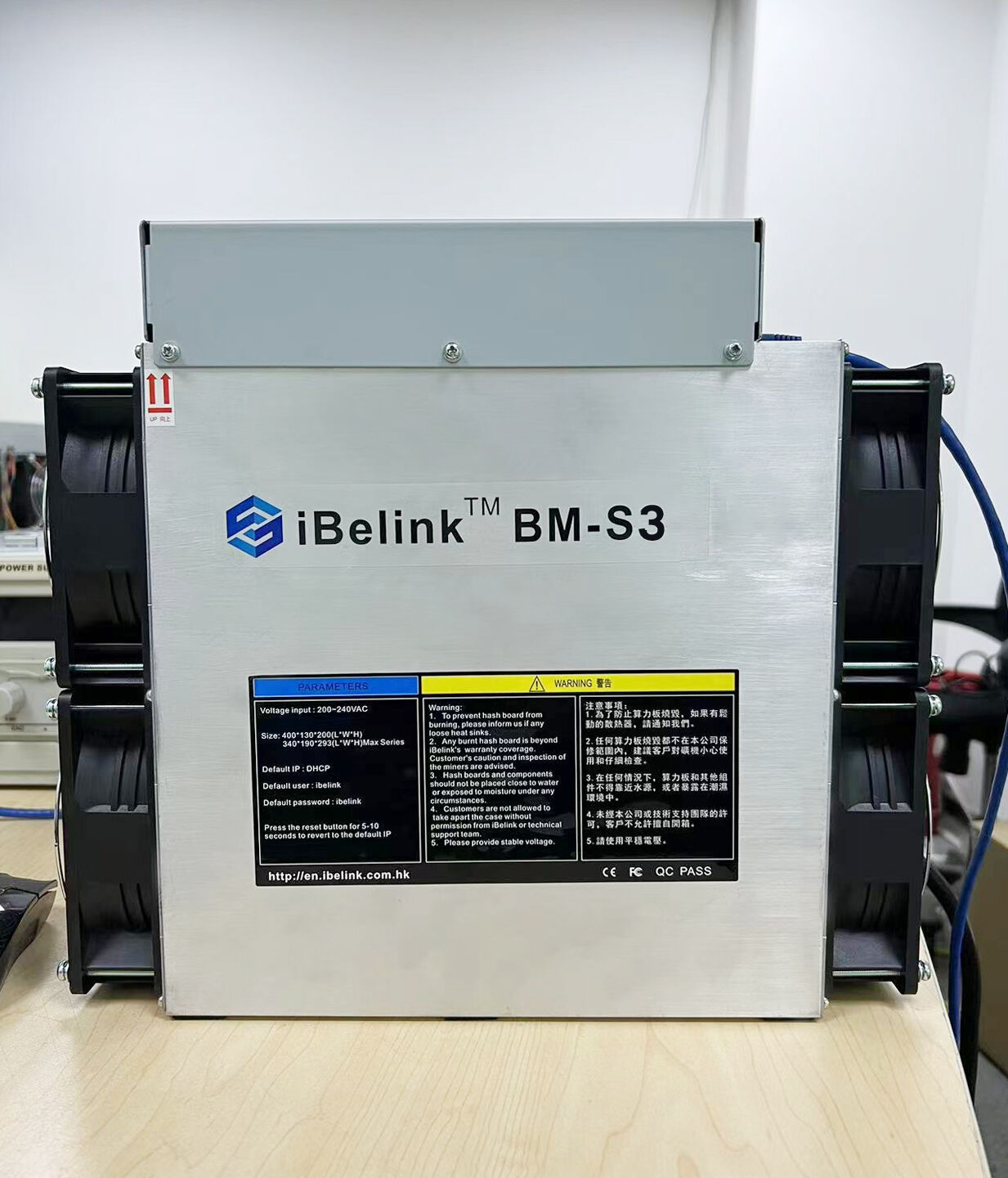 Crypto Currency Mining Ibelink Bm S3+ (25th/s) 3400w Crypto Asic Rig ...