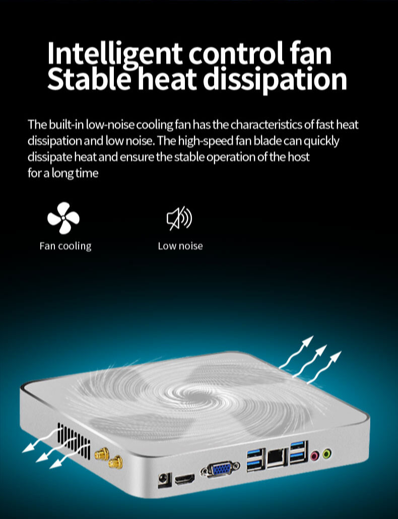 Yingchi Cheap Mini Pcs Core 10th I3 10100 I5 10400 Support Touch Screen ...