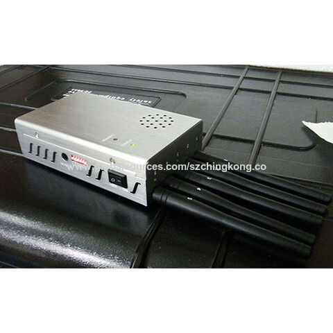 Wireless Spy Camera/Wi-Fi/Bluetooth Jammer with 5 Antenna Portable GPS GLONASS L1 L2 L3 L4 L5 Jammer