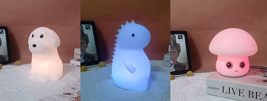 Metalmorphose Silicone Rechargable Night Light Bear Toto main image 1