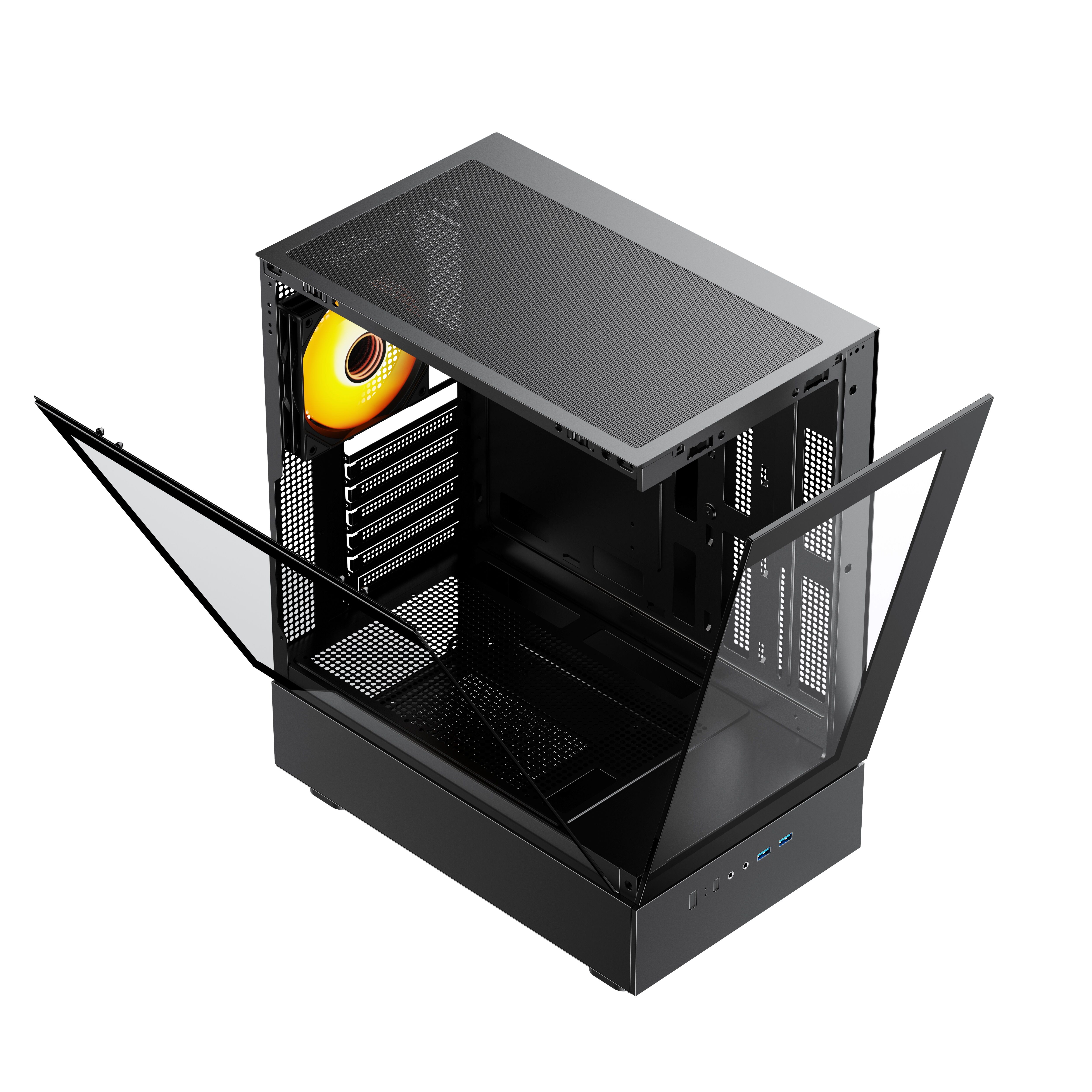 Atat Computer Case Tecnomall P20 Hot Selling Popular Design Atx Computer Case Pc Gaming ...