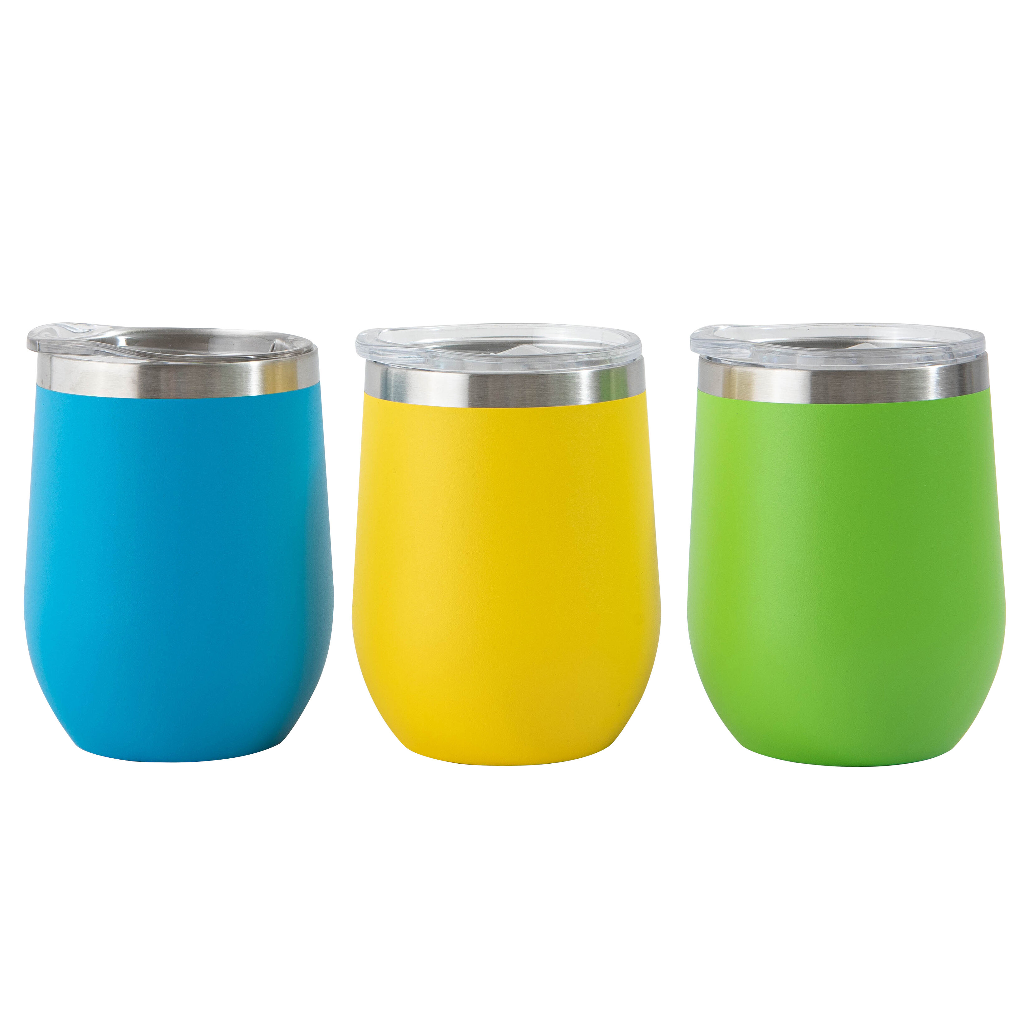 Double Wall Vacuum 12oz Stainless Steel 304 Egg Mugs Tumbler Travel