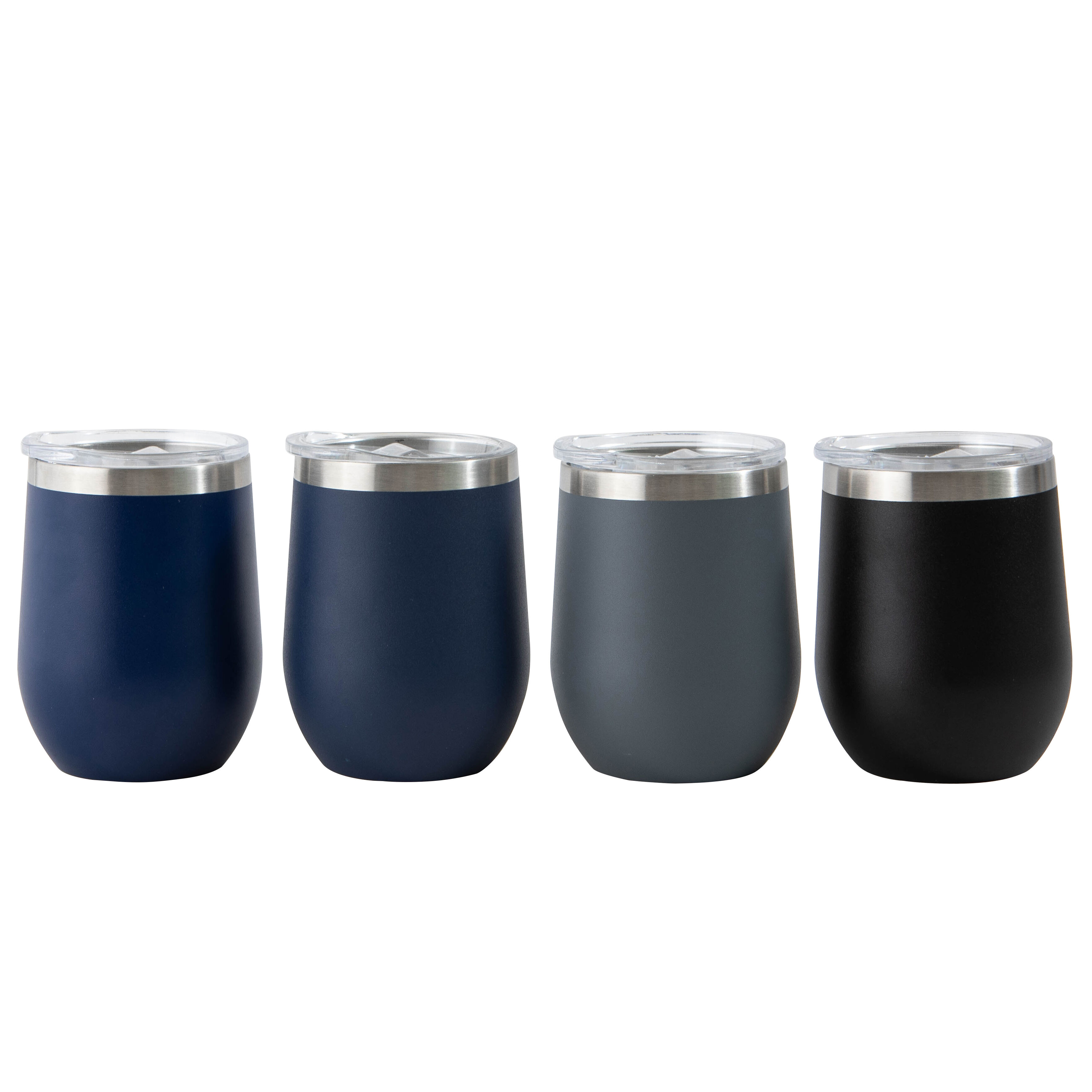 Double Wall Vacuum 12oz Stainless Steel 304 Egg Mugs Tumbler Travel